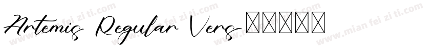 Artemis Regular Vers字体转换